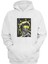 Unisex Davut Heykeli Baskılı Beyaz Normal Kalıp Şardonlu Kalın Sweatshirt 1