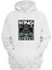 Unisex Kıng Of The Street Baskılı Beyaz Normal Kalıp Şardonlu Kalın Sweatshirt 1