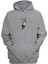 Unisex Roaring Tiger Baskılı Gri Normal Kalıp Şardonlu Kalın Sweatshirt 1