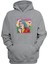 Unisex Romance For Get The Past Baskılı Gri Normal Kalıp Şardonlu Kalın Sweatshirt 1