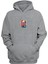 Unisex God Father Baskılı Gri Normal Kalıp Şardonlu Kalın Sweatshirt 1