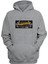Unisex Paradise Kelebek Baskılı Gri Normal Kalıp Şardonlu Kalın Sweatshirt 1
