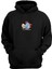 Unisex Süperman Baskılı Siyah Normal Kalıp Şardonlu Kalın Sweatshirt 1