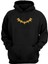 Unisex Black Panther Kolye Baskılı Siyah Normal Kalıp Şardonlu Kalın Sweatshirt 1