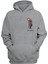 Unisex Jedilah Baik, Tapi Jangan Baskılı Gri Normal Kalıp Şardonlu Kalın Sweatshirt 1