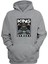 Unisex Kıng Of The Street Baskılı Gri Normal Kalıp Şardonlu Kalın Sweatshirt 1