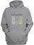 Unisex Kota Wısata Batu Baskılı Gri Normal Kalıp Şardonlu Kalın Sweatshirt 1