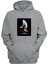 Unisex White Dove, Free Fly Baskılı Gri Normal Kalıp Şardonlu Kalın Sweatshirt 1