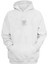 Unisex Çizgili Ahtapot Baskılı Beyaz Normal Kalıp Şardonlu Kalın Sweatshirt 1