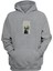 Unisex Star Wars Radyo Baskılı Gri Normal Kalıp Şardonlu Kalın Sweatshirt 1