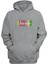 Unisex Blessed Forever Baskılı Gri Normal Kalıp Şardonlu Kalın Sweatshirt 1