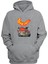 Unisex Dune Party Baskılı Gri Normal Kalıp Şardonlu Kalın Sweatshirt 1