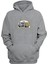 Unisex Fuckın Busıness Club Baskılı Gri Normal Kalıp Şardonlu Kalın Sweatshirt 1