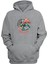 Unisex Genius At Work Baskılı Gri Normal Kalıp Şardonlu Kalın Sweatshirt 1