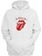 Unisex The Rolling Stones Baskılı Beyaz Normal Kalıp Şardonlu Kalın Sweatshirt 1