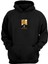 Unisex Mr.smile Baskılı Siyah Normal Kalıp Şardonlu Kalın Sweatshirt 1