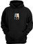 Unisex Plvr, Bvs, Vııvm Baskılı Siyah Normal Kalıp Şardonlu Kalın Sweatshirt 1
