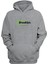 Unisex Brooklyn, New York Cıty Baskılı Gri Normal Kalıp Şardonlu Kalın Sweatshirt 1