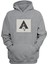 Unisex Collage, Hand Baskılı Gri Normal Kalıp Şardonlu Kalın Sweatshirt 1