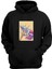 Unisex Köpek Balığı Suşi Baskılı Siyah Normal Kalıp Şardonlu Kalın Sweatshirt 1