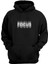 Unisex Focus Baskılı Siyah Normal Kalıp Şardonlu Kalın Sweatshirt 1
