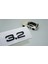 Audi 3.2 A3 A4 A6 A5 A7 A8 Bagaj Siyah Abs 3m 3D Yazı Logo 1