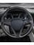Toyota Yaris Uyumlu Dikmeli Direksiyon Kılıfı Noktalı Dikişli Siyah ( 38CM×10CM ) 3