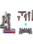 Dyson V7 V8 V10 Fırça Memesi Emme Kafası Fırça Hortum Tutucu 7 Adet (Yurt Dışından) 4
