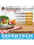 Messermann Germany Sefertech | Bıçak Seti - (5 Parça / Sarı) Solingen Şef Bıçağı Takımı 2