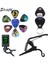 Çizgi Film 2 Stili 0,46 mm Soach Yeni Süper Değerli Alet Kiti Gitar Akort Aleti + Capo + Plectrum Tutucu + Anahtarlık + 6 Renk Seçtikleri Gitar Parçaları Aksesuarlar (Yurt Dışından) 1