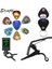 Çizgi Film 2 Stili 0,46 mm Soach Yeni Süper Değerli Alet Kiti Gitar Akort Aleti + Capo + Plectrum Tutucu + Anahtarlık + 6 Renk Seçtikleri Gitar Parçaları Aksesuarlar (Yurt Dışından) 2