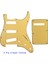 Turuncu Inci Kabuk Stili Pleroo Parçaları - Abd Için Anti-Pikap Çizilme Plakası Strat Witrew Deliği Kguard ve Arka Plaka Için Gitar Pickguard (Yurt Dışından) 3