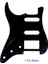 3 Kat Beyaz Stil Elektro Gitar Parçaları Solak Abdmeksika Fd Strat 11 Delik Hss Paf Humbucker Gitar Pickguard Kazıma Plakası (Yurt Dışından) 3