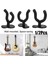 2 Adet Tarzı Aksesuarlar Ukulele Bas Keman Ekran Müzik Aletleri Kanca Tutucu Stand Duvara Montaj Gitar Duvar Askısı (Yurt Dışından) 4