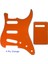 4ply Turuncu Tarzı Pleroo Özel Gitar Pickgaurd 72' Rew Delik Için Standart St Sss Gitar Pickguard Kazıma Plakası ve Arka Plaka Kazıma Plakası (Yurt Dışından) 1