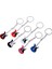 gr 4.6x3.5cm Stili Mini Metal Klasik Elektro Gitar Anahtarlık Anahtar Araba Zinciri Gitar Anahtarlık Müzik Aletleri Kolye Adam Kadınlar Için 6 Renkler (Yurt Dışından) 2