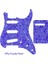 4ply Mor Inci Stili Pleroo Parçaları - Abd Için Anti-Pikap Çizilme Plakası Strat Witrew Deliği Kguard ve Arka Plaka Için Gitar Pickguard (Yurt Dışından) 1