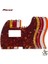 4 Katlı Leopar Baskı Stili Pleroo Gitar Parçaları - Abd Standart 8 Vida Delikli Tele Telecaster Için Paf Humbucker Gitar Pickguard Kazıma Plakası (Yurt Dışından) 2