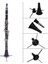 Klarnet Tutucu Saksafon Tripod Standı Metal Bacak Çıkarılabilir Obua Flüt Sax Bell Rüzgar Enstrümanı Için Taşınabilir Katlanabilir (Yurt Dışından) 4