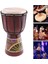 4 Inç Tarzı 4 Ben Inç Geleneksel Profesyonel Afrika Djembe Davul Ahşap Keçi Derisi Ahşap Iyi Ses Enstrüman (Yurt Dışından) 2