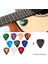 Gitar Tarzı Seçer Gitar Seçtikleri ve Gitar Seçtikleri Tutucu Seti Akustik Gitar Elektro Gitar Bas Ukulele Yapışkanlı Tutucu (Rastgele Renk Seçer) (Yurt Dışından) 2