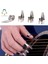 Paslanmaz Çelik 1 Başparmak ve 3 Parmak Tırnak Gitar Pena Seti Metal Akustik Elektro Bas Gitar Aksesuarları Gyh (Yurt Dışından) 1