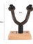 No.6 Tarzı Duvara Montaj Ukulele Gitar Askı Kancası Ukelele Uke Yaylı Enstrüman Tutucu Kaleci Otomatik Kavrama Sistemi Kauçuk Yastık Ahşap Taban (Yurt Dışından) 3
