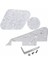 Kırmızı Ayna Stili Fleor Lp Gitar Seti Pickguard Scratch Plate & Controlswitch Lp Gitar Parçaları Için Boşluk Kapağı ve Braketi (Yurt Dışından) 4