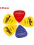 Sarı Stil 5 x Gitar Seçimleri Plectrum Plec Elektrik Akustik Bas Çeşitli Renkler Gitar Parçası Aksesuarları (Yurt Dışından) 1