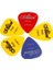 Sarı Stil 5 x Gitar Seçimleri Plectrum Plec Elektrik Akustik Bas Çeşitli Renkler Gitar Parçası Aksesuarları (Yurt Dışından) 5