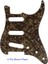 4ply Kahverengi Inci Stili Pleroo Özel Gitar Pickguard - Abd Meksika Fd Standard Strat 72' Için Rew Delik St Scratch Plate Çok Renkli Seçim (Yurt Dışından) 1