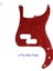 4ply Kırmızı Inci Stili Özel Parçalar Li Elektro Gitar - Abd Meksika Fd Standart P Bas Gitar Pickguard Scratch Plate Için (Yurt Dışından) 5