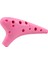 Pembe Stil 12 Delik Reçine Plastik Ocarina Flüt Füme Yanık Denizaltı Tarzı Yeni Başlayanlar Için Muore ile Müzik Enstrümanı (Yurt Dışından) 1