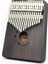 Çiçek Açan Çiçekler Tarzı Afrika Calimba 17 Tuşlu Başparmak Piyano Tek Kartla Yapıldı, Ayar Çekiç Mbira Müzik Aleti ile Taşınabilir Maun Teclado (Yurt Dışından) 1